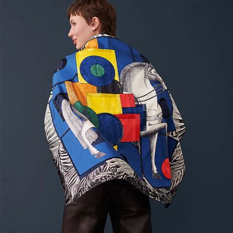 gianpaolo pagni hermes|Embroidered Cavalier en Formes scarf 90 .